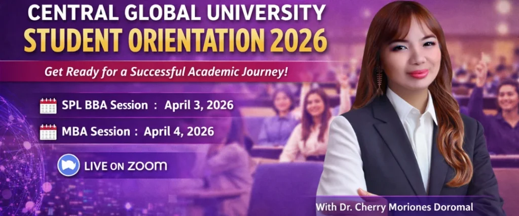 Central Global University Student Orientation