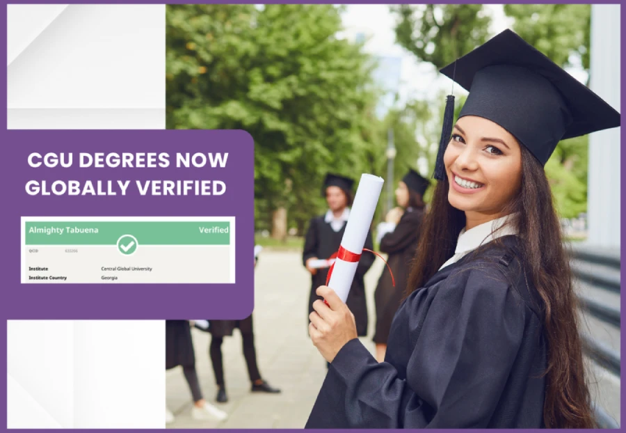 CGU degree now internationally verified