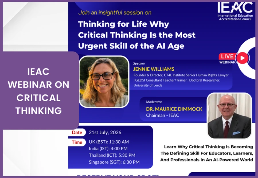 IEAC webinar on critical thinking