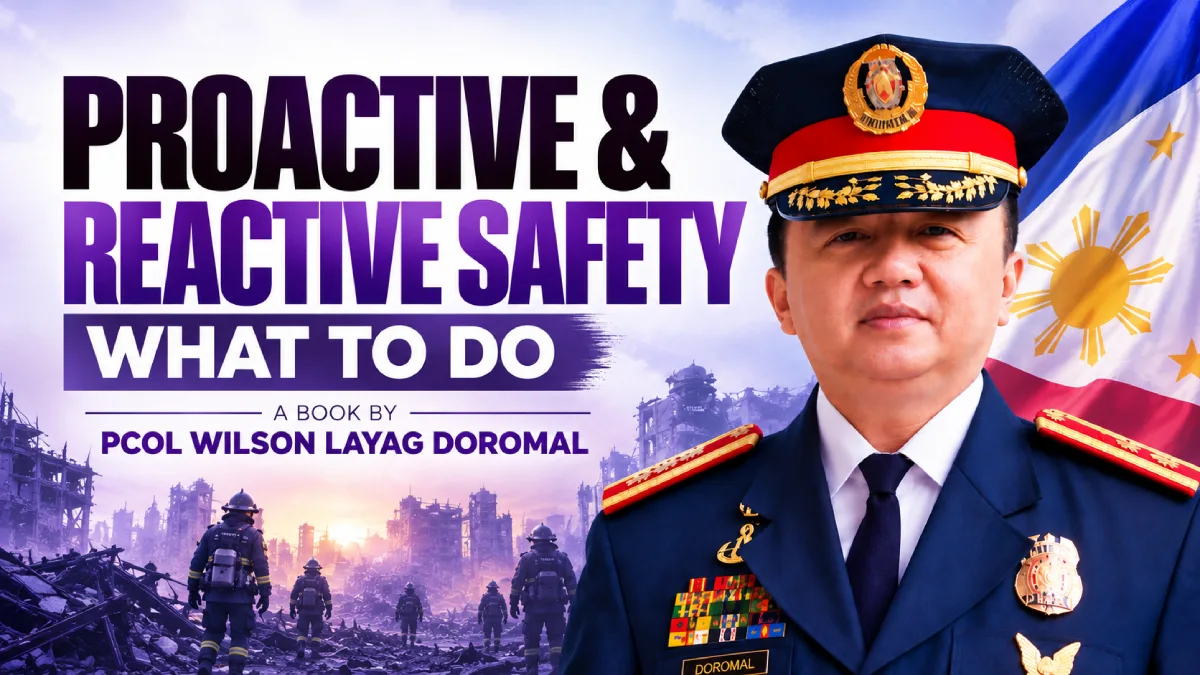 Emergency preparedness and family safety guide by PCOL Wilson Doromal.